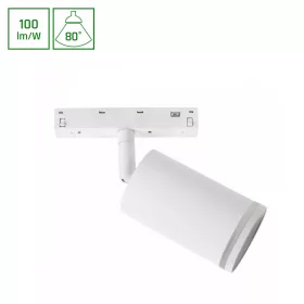   SYSTEM SHIFT BASIC - SPOT S RING LUMINAIRE  DIRECTIONAL 55X100X160MM 7W 4000K WHITE