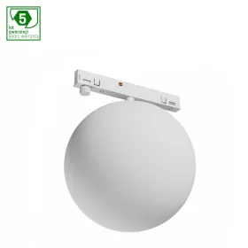   SYSTEM SHIFT NANO - GLOBE SHPERE TRACKLIGHT 100x120MM 7W WHITE 5Y WARRANTY