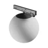 SYSTEM SHIFT NANO - GLOBE SHPERE TRACKLIGHT 100x120MM 7W BLACK 5Y WARRANTY