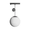 SYSTEM SHIFT NANO - GLOBE P SHPERE TRACKLIGHT PENDANT 100+1000MM CABLE 7W BLACK 5Y WARRANTY