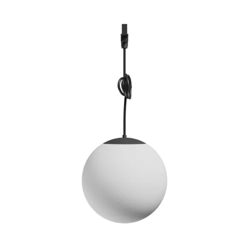 SYSTEM SHIFT NANO - GLOBE P SHPERE TRACKLIGHT PENDANT 100+1000MM CABLE 7W BLACK 5Y WARRANTY
