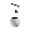 SYSTEM SHIFT NANO - GLOBE P SHPERE TRACKLIGHT PENDANT 100+1000MM CABLE 7W BLACK 5Y WARRANTY