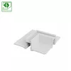 SYSTEM SHIFT NANO - CONNECTOR "L" HORIZONTAL TRIMLESS WHITE