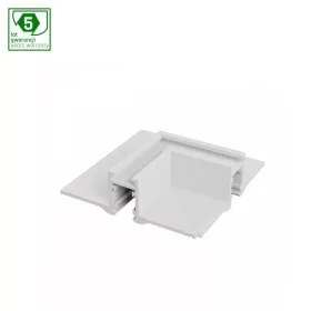   SYSTEM SHIFT NANO - CONNECTOR "L" HORIZONTAL TRIMLESS WHITE