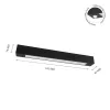 ALLDAY  LED TUBE 600 250V 635X65X70MM BLACK