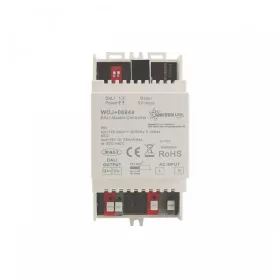 Central DALI controller with USB to DIN rail
