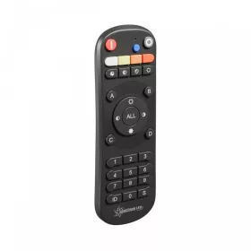   REMOTE CONTROLER 100-GROUP RGB CCT 2XLR3 DIMM BLACK KONEKT MESH