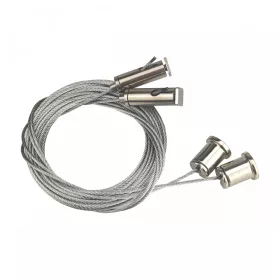   UNIVERSAL SUSPENSION KIT AND GALVANIZED STEEL WIRE    8M 2pcs SILVER SPECTRUM