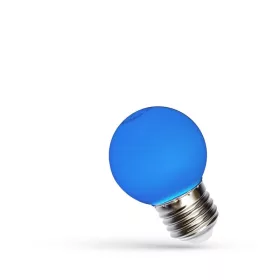 LED BALL G45 E-27 230V 1W  BLUE PCV SPECTRUM