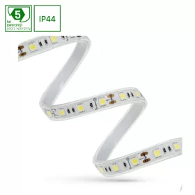 LED STRIP 55W 5050 60LED CW 1M (ROLL 5M) - WITH SILICONE