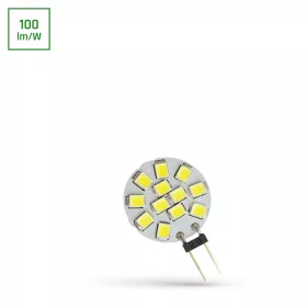 LED G4 12V 1.2W 12 LED CW 20mm SPECTRUM