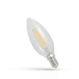 LED CANDLE C35 E-14 230V 4W COG WW CLEAR SPECTRUM