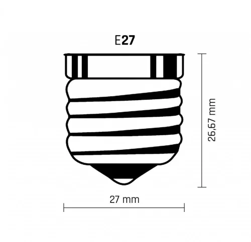 LED GLS A60  E-27 230V 7W WW SPECTRUM