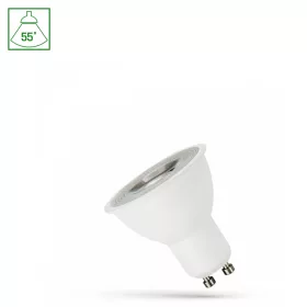 LED GU10 230V 4W SMD 55DEG NW WITH LENS  SPECTRUM