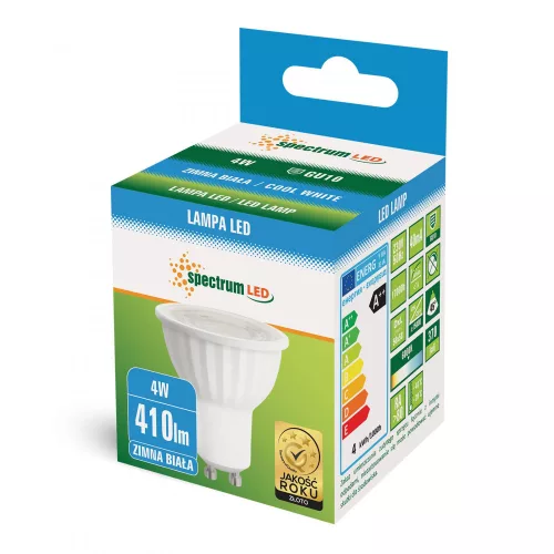 [OUTLET] LED GU10 230V 4W SMD 38° CW
