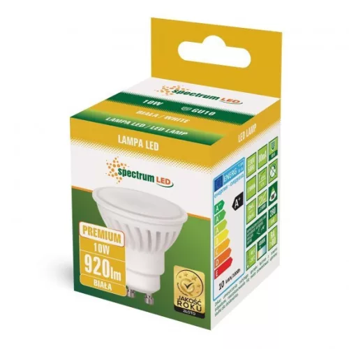 LED GU10 230V 10W SMD NW CERAMIC PREMIUM SPECTRUM