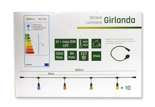 GARLAND 10M 10XE27 COMBINED SPECTRUM