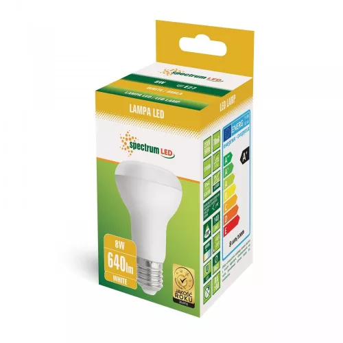 LED R-63  E-27 230V 8W NW SPECTRUM
