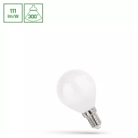 LED BALL P45 E-14 230V 5,5W COG WW MILKY SPECTRUM