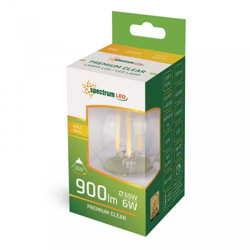 [OUTLET] LED kisgömb E27 230V 6W COG NW üveg