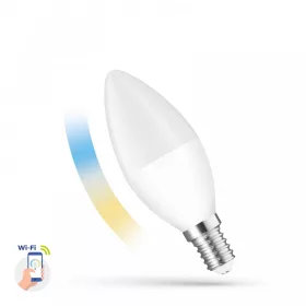 LED CANDLE C38 5W E-14 230V CCT+DIM WI-FI SPECTRUM SMART