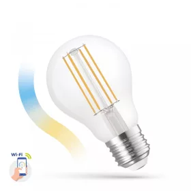 LED GLS A60 5W COG 230V CCT+DIM CLEAR WI-FI SPECTRUM SMART