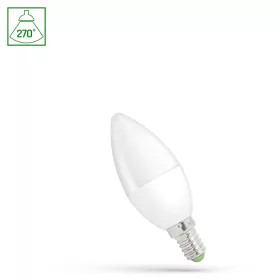 LED CANDLE C37 E-14 230V 1W CW SPECTRUM