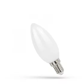 LED CANDLE C35 E-14 230V 1W COG WW MILKY SPECTRUM