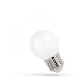 LED BALL G45 E-27 230V 1W COG NW MILKY SPECTRUM