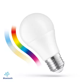  LED GLS A60 E-27 8,5W 230V RGBW+CCT+DIM BTM SPECTRUM SMART EASY SMART
