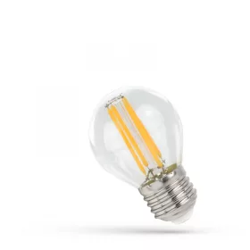 LED BALL E-27 230V 1W COG 1800K CLEAR SPECTRUM