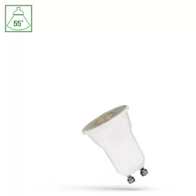 LED MR11 GU10 230V 2W SMD 55DEG WW WITH LENS SPECTRUM