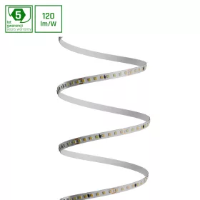   LED STRIP 2835 24V 128LED 10W/m 1200lm/m NW 8mm IP20 5YR 5m roll
