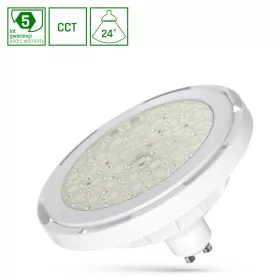   LED AR111 GU10 230V 8.5W SMD 24DEG CCT WHITE SPECTRUM 5Y WARRANTY
