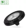 LED AR111 GU10 230V 20W COB 30DEG WW RA90 PREMIUM BLACK SPECTRUM 5Y WARRANTY