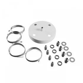   HANGS ROPES FOR SUSPENSION LUMINAIRE NYMPHEA OPTIMA I NYMPHEA FLAT DUO 4 LINK ( 1M ), BASA FI98X27 WHITE