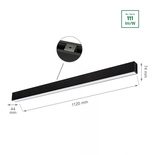 ALLDAY  GO 840 36W 230V 112CM 115DEG BLACK 2 YEARS WARRANTY