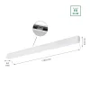 ALLDAY  GO 830 36W 230V 112CM 115DEG WHITE 2 YEARS WARRANTY
