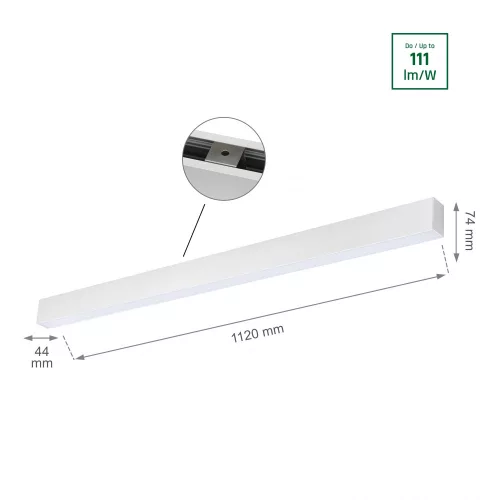 ALLDAY  GO 830 36W 230V 112CM 115DEG WHITE 2 YEARS WARRANTY